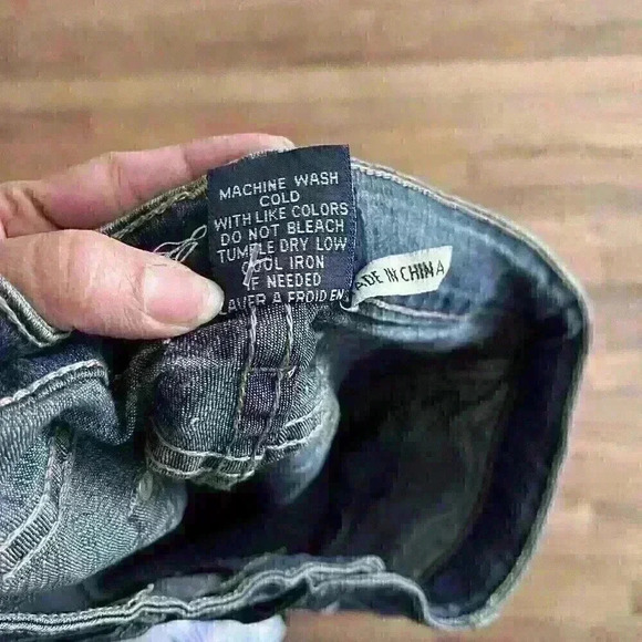 C-Jes Women's skinny jeans size 17 mid-rise stretch denim - Picture 6 of 9